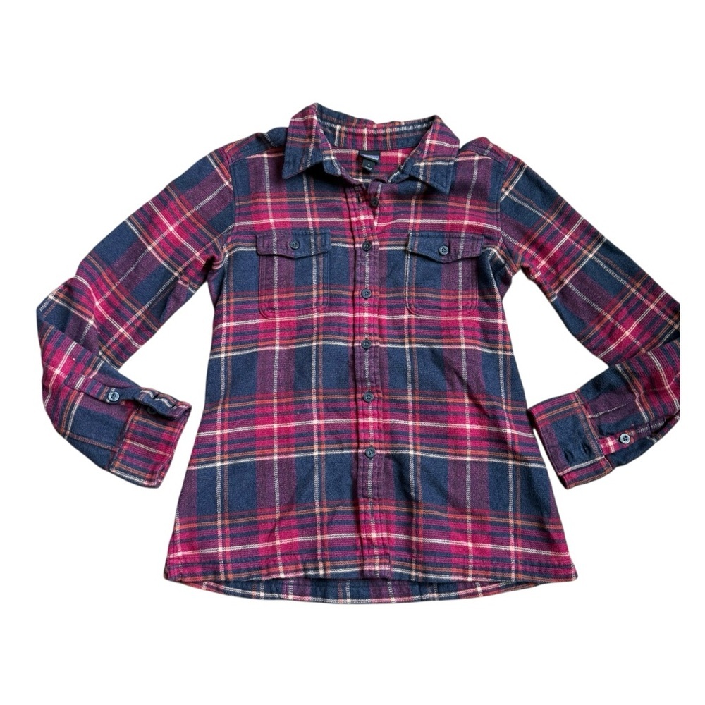 Patagonia Fjord Flannel Sz 4 100% Organic cotton